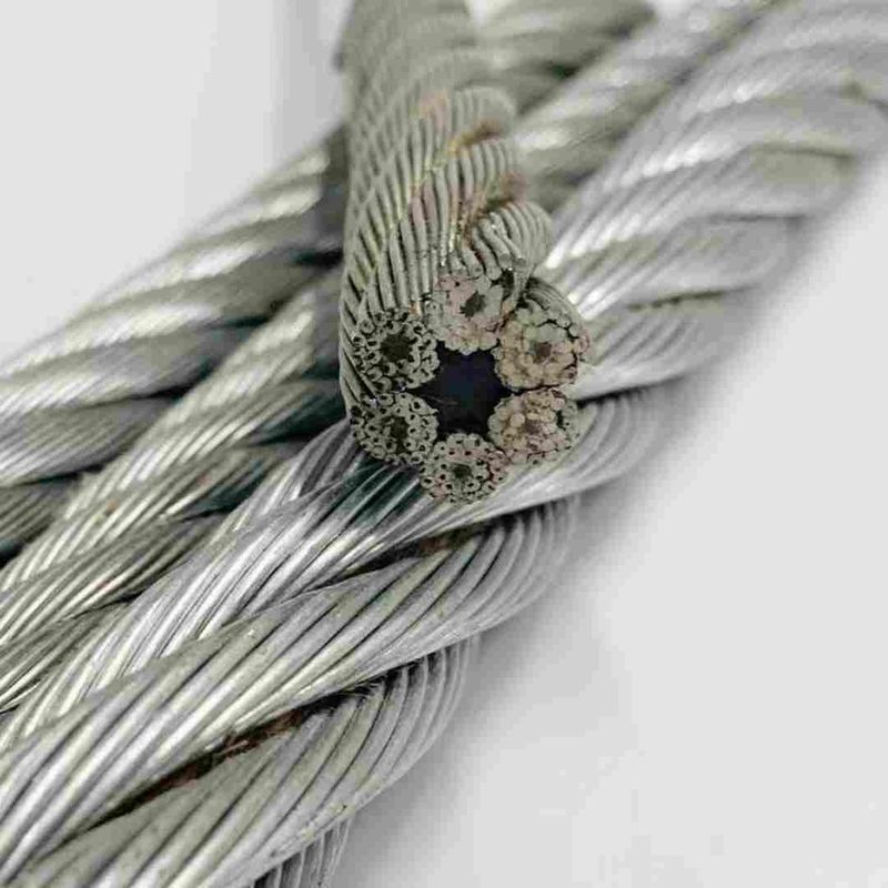 LT -181018 Steel Metal Wire Rope , Galvanized Wire Rope High Tensile Strength